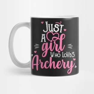 Just A Girl Who Loves Archery - Woman Archer Gift product Mug